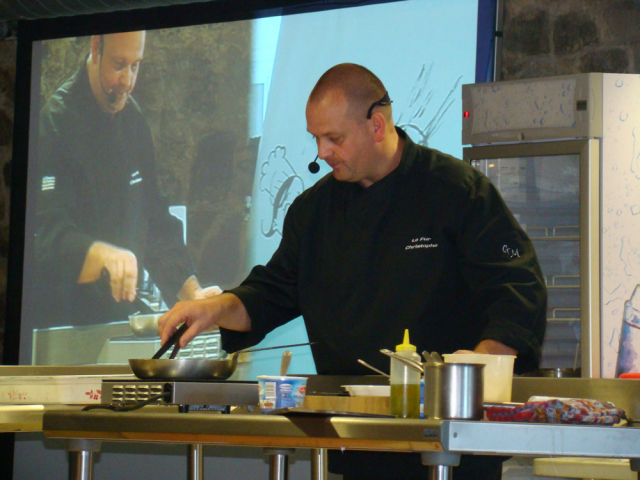 Démonstration culinaire par Christophe Le Fur