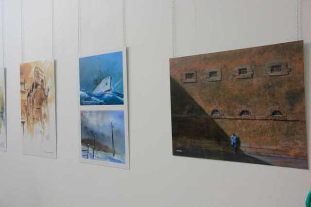 L'exposition Carnets de prison, par Gildas Chasseboeuf