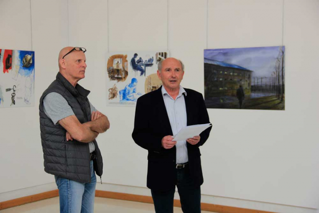 Vernissage de l'exposition Carnets de prison