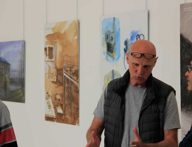 Vernissage de l'exposition Carnets de prison