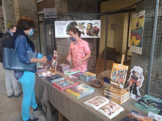 Stand des éditions Les Aventuriers de l'Étrange