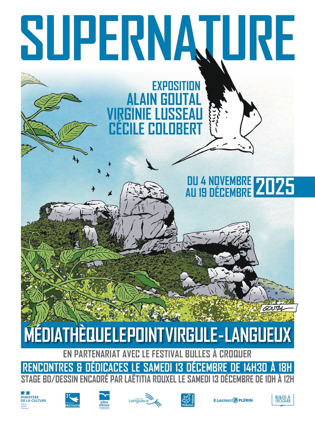 Affiche exposition Supernature 2025